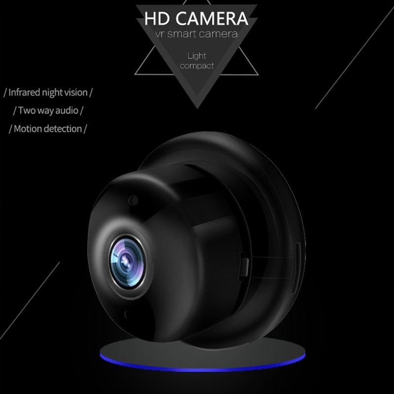 Mini Wifi Camera Smart Auto IR-Cut Night Vision HD Video Motion Sensor Secret Micro Cam IP P2P Security Home Surveillance Webcam (MC8)(F54)