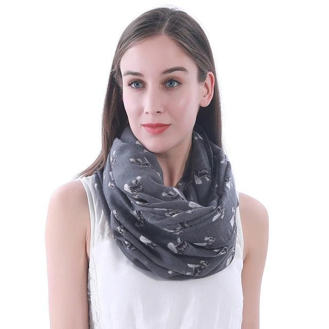 Print Women's Infinity Loop Tube Scarf Wrap - Soft Lightweight (1U87)