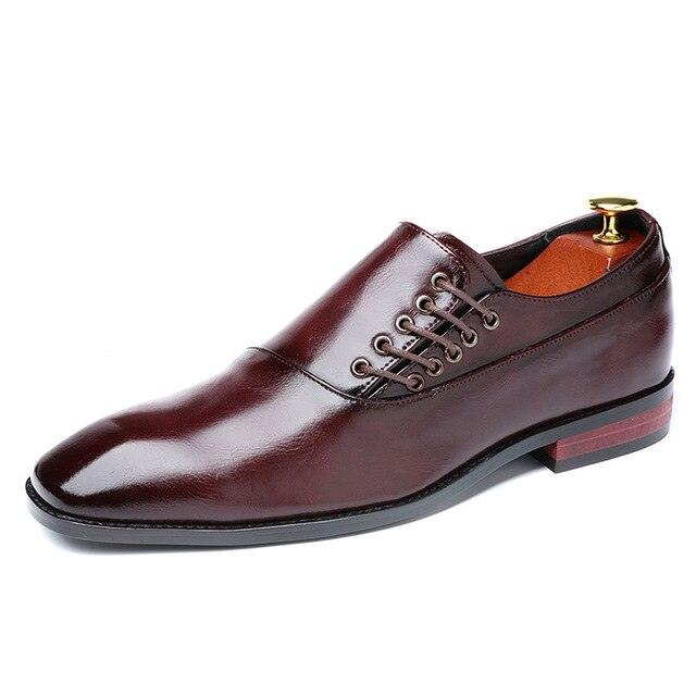 New Formal Leather Dress Shoes - Business Suit Versatile Casual Shoes (MSF1)(MSC4)(MSC1)