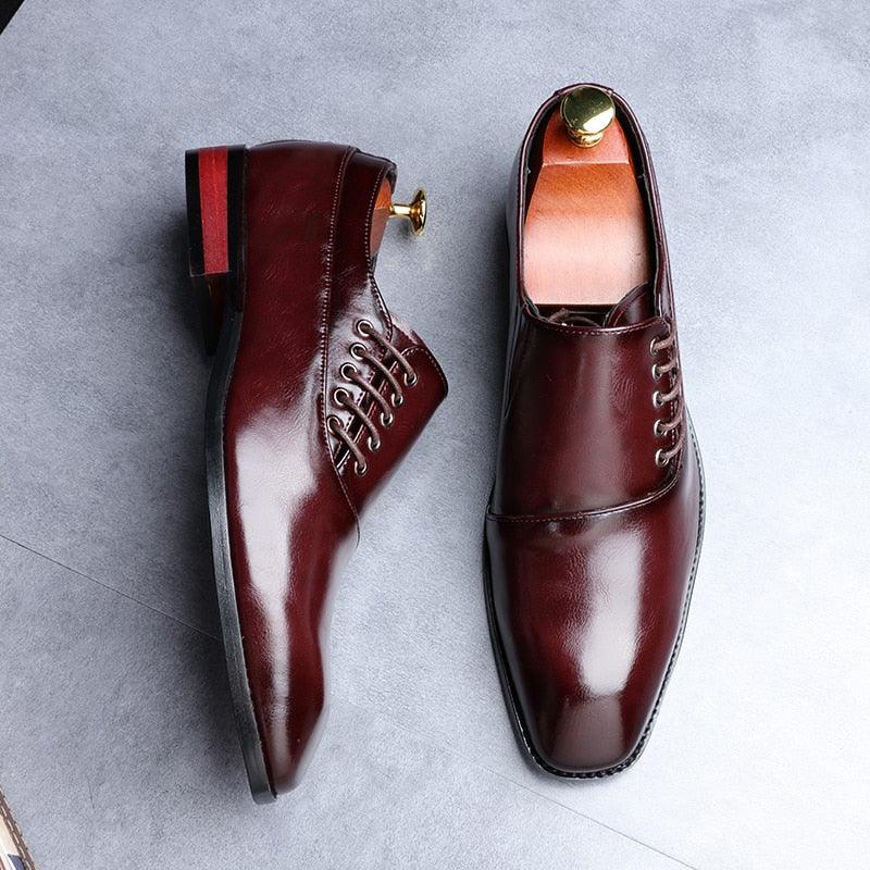 New Formal Leather Dress Shoes - Business Suit Versatile Casual Shoes (MSF1)(MSC4)(MSC1)