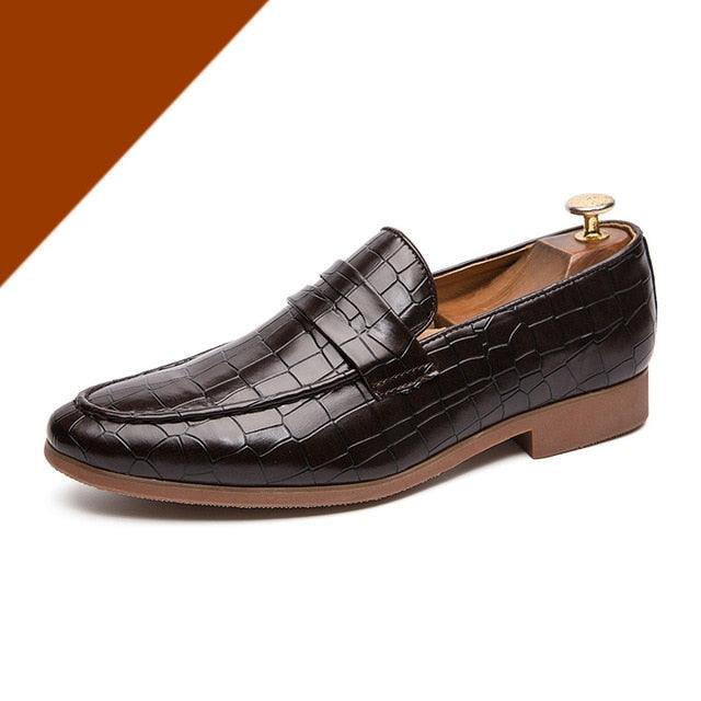 Trending Summer Men's Fashion Loafers British Gentleman Dress Formal PU Leather Shoes (MSF3)(F14)
