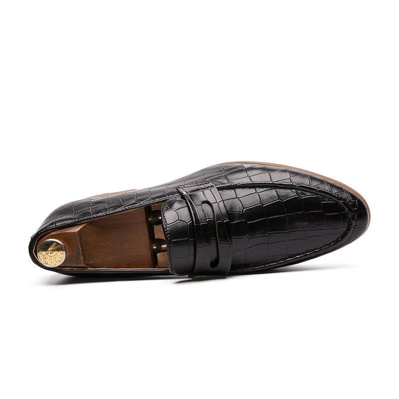 Trending Summer Men's Fashion Loafers British Gentleman Dress Formal PU Leather Shoes (MSF3)(F14)