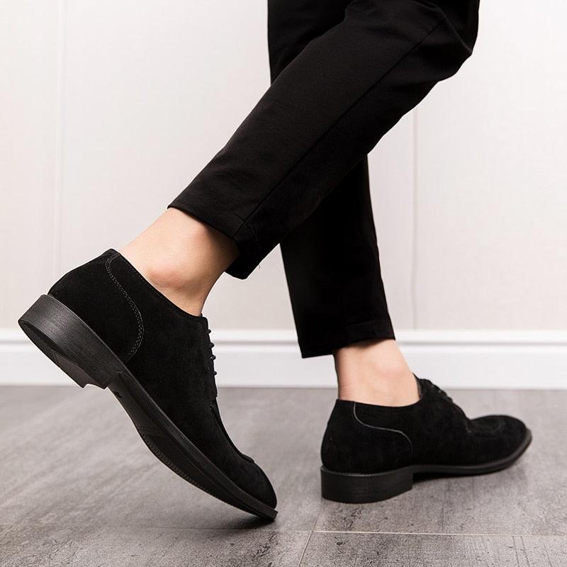 Men Flats Casual Pointy Lace-up Dress Shoes (MSF2)(MSC4)(MSC1)
