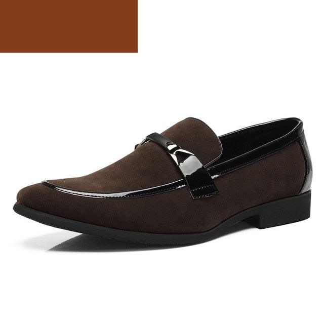 Elegant Men's Dress Shoes - Loafers Men's Formal Party Shoes - Lightweight Soft Buckle (MSF3)(MSC2)(MSC4)
