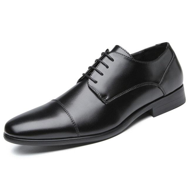 New Classic Business Shoes - Men Oxford British Dress Shoes -Gentleman Professional (D14)(MSF1)(MSC4)