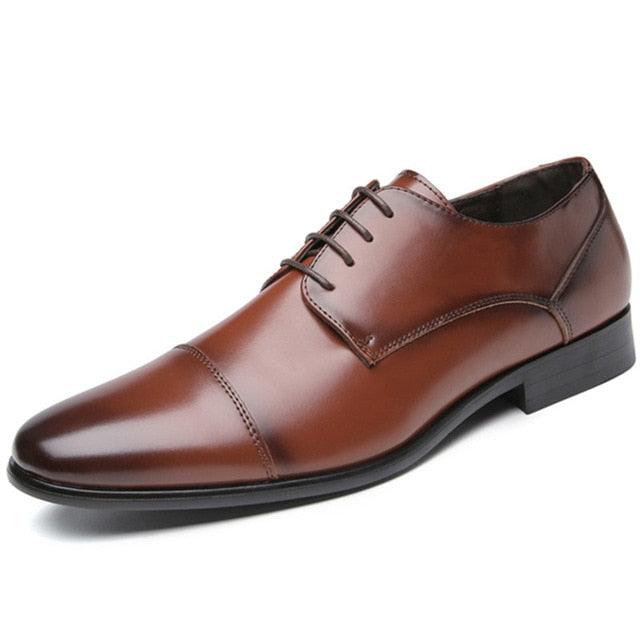 New Classic Business Shoes - Men Oxford British Dress Shoes -Gentleman Professional (D14)(MSF1)(MSC4)