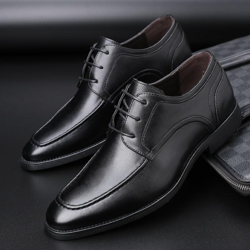 Stylish British Men's Oxford Dress Shoes - Men's Casual Business Wedding Suit Shoes (D14)(MSF2)(MSC4)(MSC1)