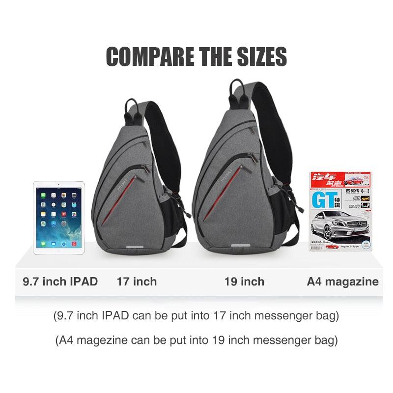 Mixi One Shoulder Backpack - Great Sling Bag USB Cycling Sports Travel Fashion Bag (1U78)