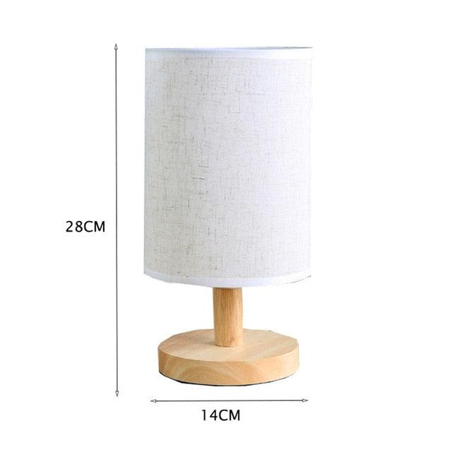 Modern Wood Led Table Light Bedroom Bedside Table Lamp - Reading LED Desk Lamp Living Room (LL6)(LL1)