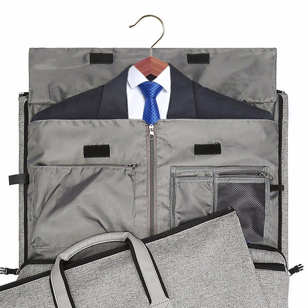 Great Travel Bag With Shoulder Strap Duffel Bag - Carry on Hanging Suitcase Clothing Business Bags (1U78)(LT3)