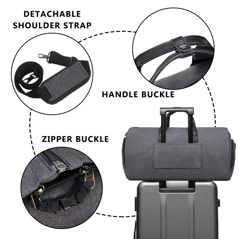 New Travel Bag - Shoulder Strap Duffel Bag - Business Fashion Carry on Hanging Clothing (1U78)(1U79)(LT3)