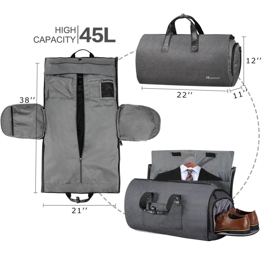 New Travel Bag - Shoulder Strap Duffel Bag - Business Fashion Carry on Hanging Clothing (1U78)(1U79)(LT3)