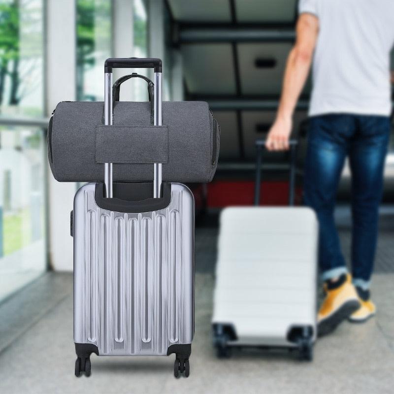 New Travel Bag - Shoulder Strap Duffel Bag - Business Fashion Carry on Hanging Clothing (1U78)(1U79)(LT3)
