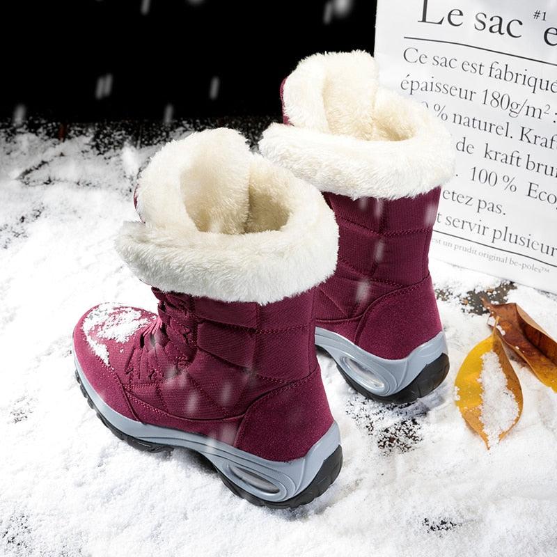 Great Comfortable Women's Boots - Winter Warm Quality Mid-Calf Snow Boots (D38)(D85)(BB1)(BB5)