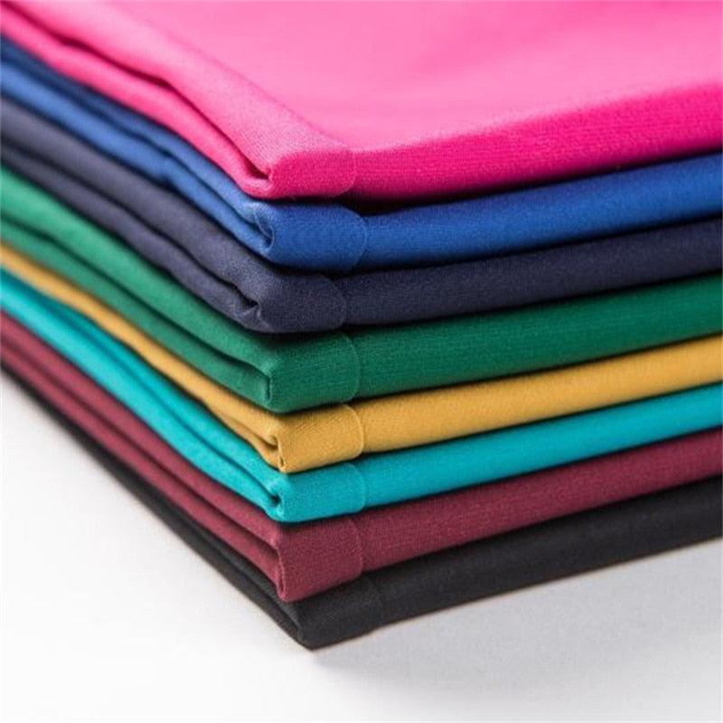 Plus Size Women's Pencil Pants - Women Spring Office Work Suit Pants - High Waist Breathable Cotton Trousers (BP)