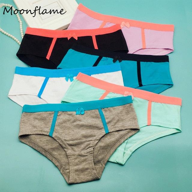 Trending 5 pcs/lot Hipster Women's Underwear - Cotton Panties (TSP3)(F28)
