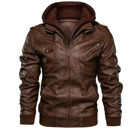 New Men's Leather Jackets Autumn Casual Motorcycle PU Jacket Biker Leather Coats (TM3)(TM4)(CC1)(2U100)(TG2)