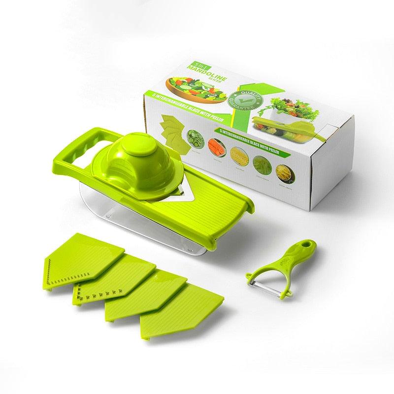 Multi-Functional Vegetable Cutter - Fruits Potato Slicer Carrot Shredder Grater Kitchen Tools (D61)(AK3)