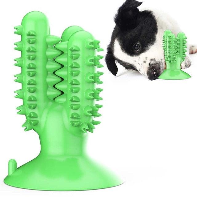 Multifunction Dog Toothbrush Flexible Pet Molar Bite Toy - Cleaning Teeth Dog Chew Stick Toys (7W2)