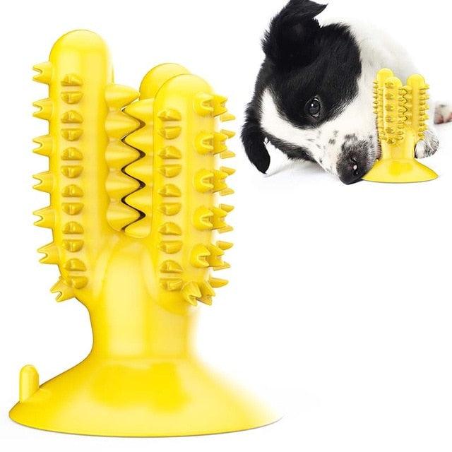 Multifunction Dog Toothbrush Flexible Pet Molar Bite Toy - Cleaning Teeth Dog Chew Stick Toys (7W2)