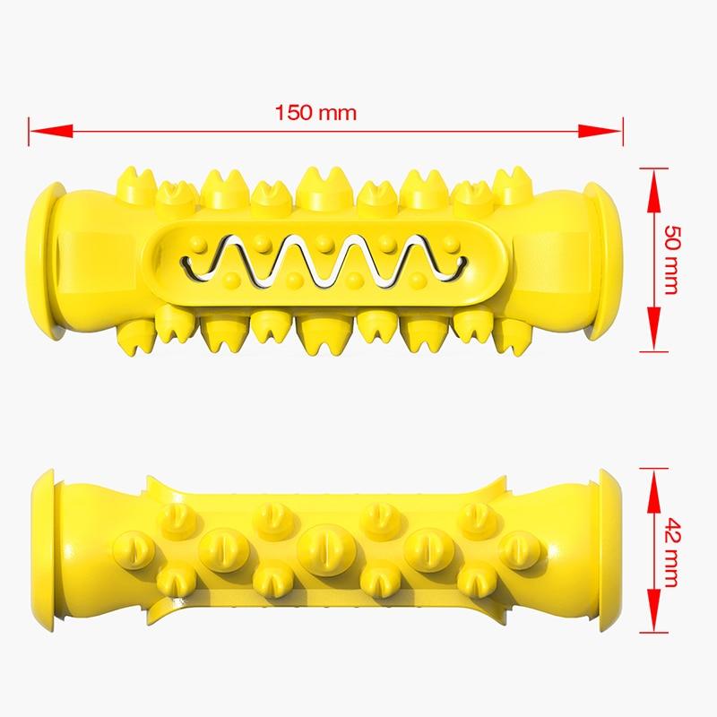 Multifunction Pet Dog Chew Toy Durable Dog Toothbrush Stick - Interactive Training Molar Toys - Food Treat (1U73)