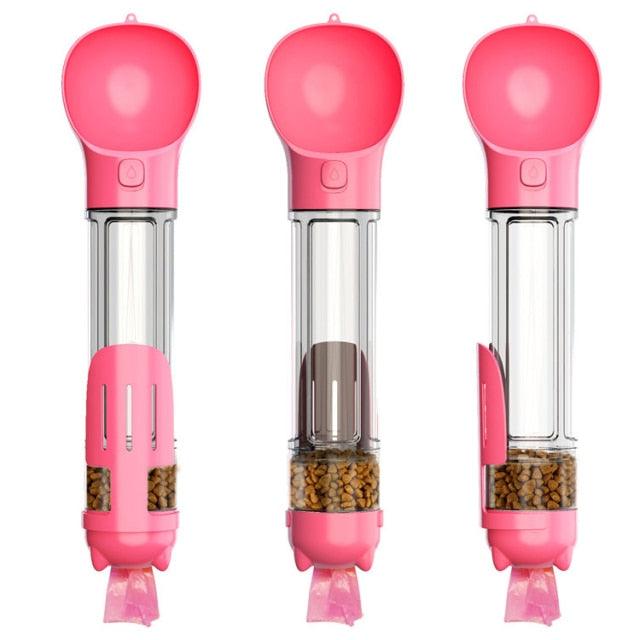 Multifunction Pet Dog Water Bottle For Cat Dogs Travel Puppy Drinking Bowl Outdoor Pet Water Dispenser Feeder Pet Product (6W1)(8W1)(F71)