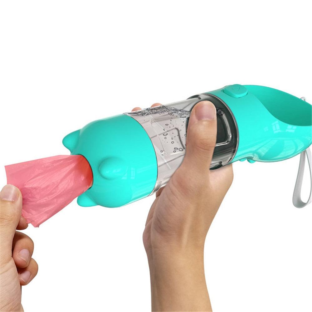 Multifunction Pet Dog Water Bottle For Cat Dogs Travel Puppy Drinking Bowl Outdoor Pet Water Dispenser Feeder Pet Product (6W1)(8W1)(F71)