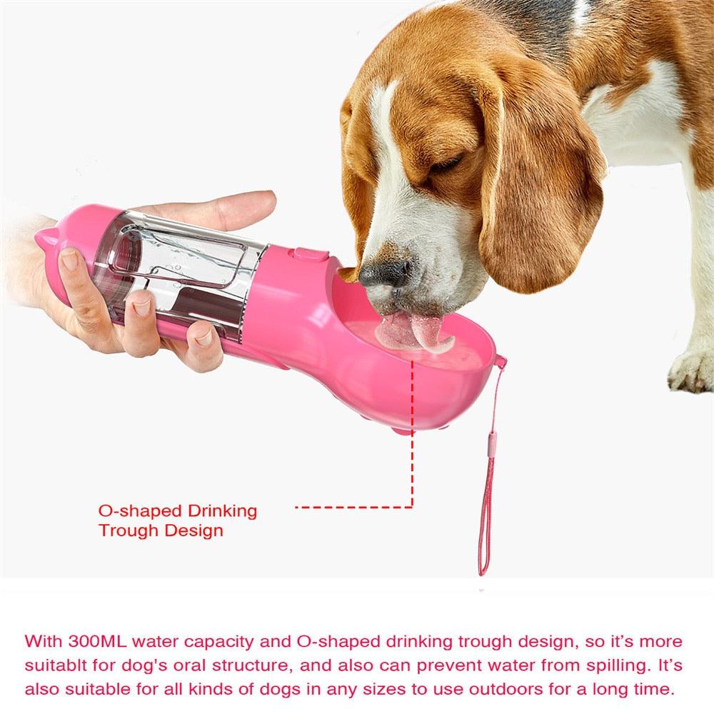 Multifunction Pet Dog Water Bottle For Cat Dogs Travel Puppy Drinking Bowl Outdoor Pet Water Dispenser Feeder Pet Product (6W1)(8W1)(F71)