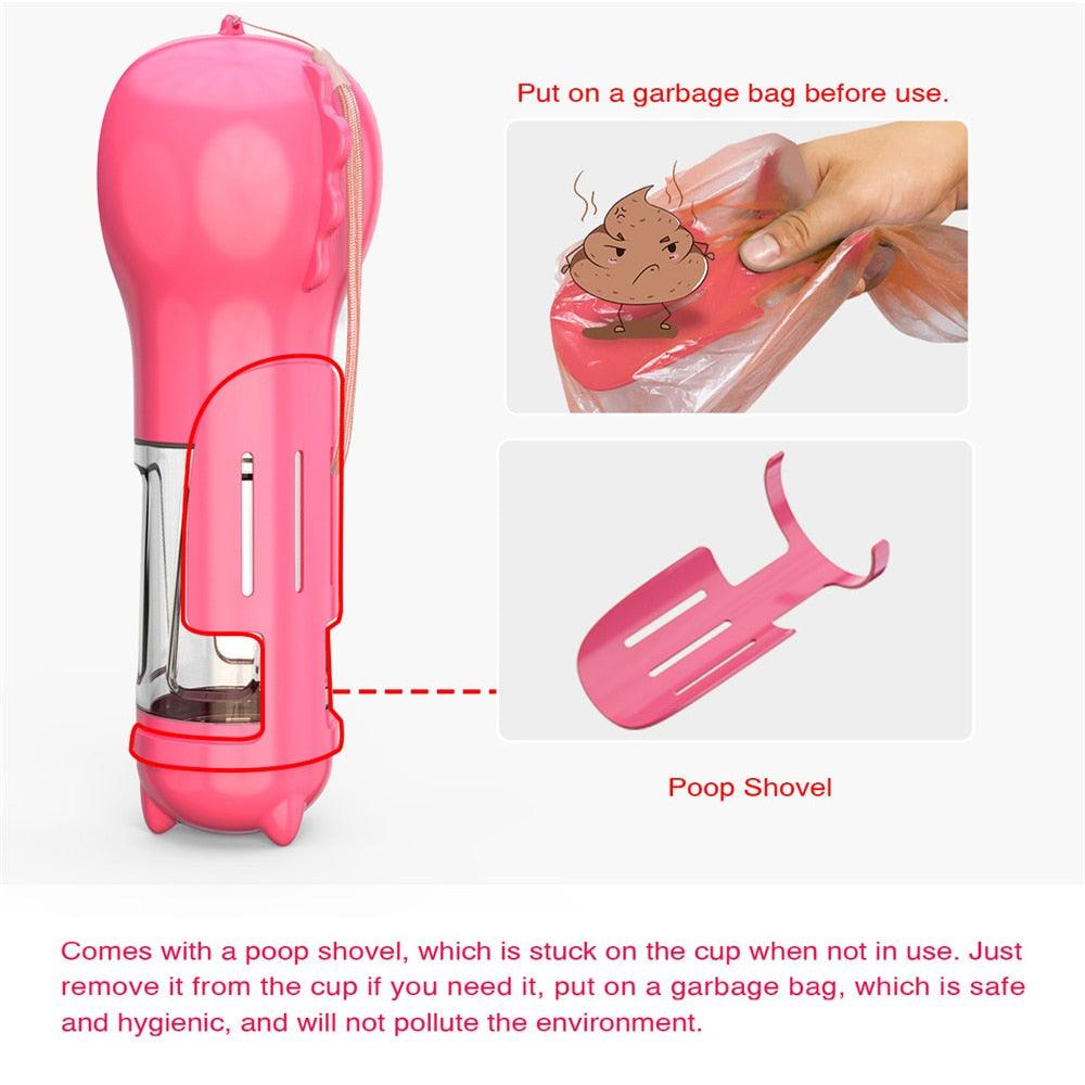 Multifunction Pet Dog Water Bottle For Cat Dogs Travel Puppy Drinking Bowl Outdoor Pet Water Dispenser Feeder Pet Product (6W1)(8W1)(F71)