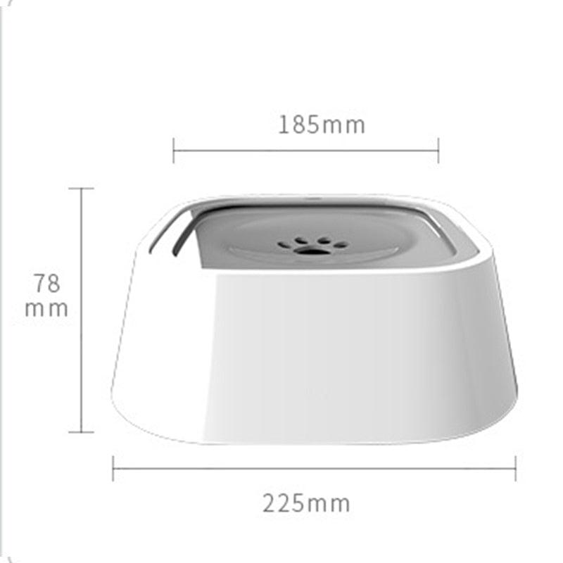 Dog Water Bowl Dispenser Vehicle Carried Floating Bowl - Travel Anti-Slip Slow Water Feeder (6W1)(F71)
