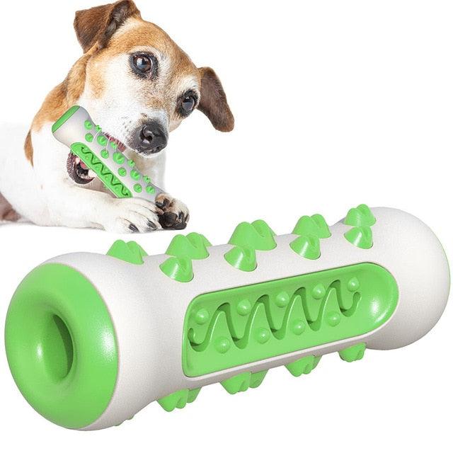 Multifunction Pet Dog - Molar Bite Toy - Tooth Cleaner Bone Chew Cleaning Toothbrush Toys - Bite Resistant (7W2)