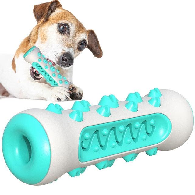 Multifunction Pet Dog - Molar Bite Toy - Tooth Cleaner Bone Chew Cleaning Toothbrush Toys - Bite Resistant (7W2)