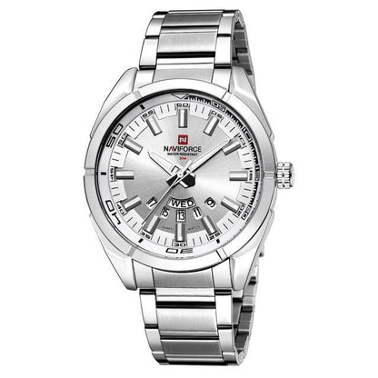 Men Watches - Business Men's Stainless Steel Band 30M Waterproof Date Wristwatches (2MA1)