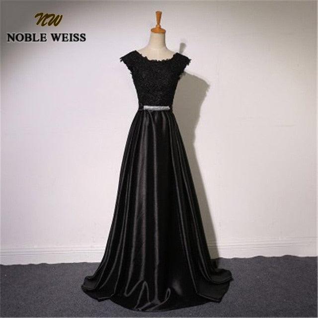 Trending Long Floor Length Dresses - Lace Evening Dress - With Bowknot Belt (WSO3)(WSO5)(WSO4)(F18)