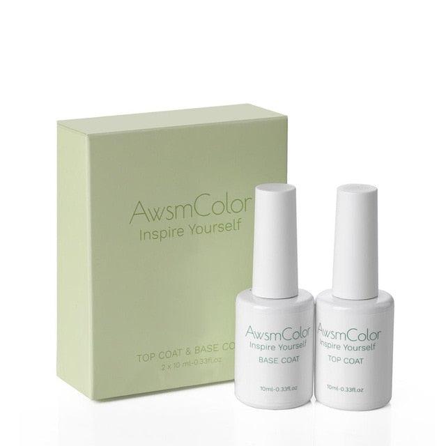 Nail Polish, Gel Nail Polish Set Soak Off Yellow Blue White Daisy Duke Nail Polish Kit 6 Colors 8ml Nail Art Gels (N1)(N2)(1U85)