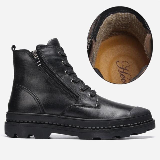 Trending Natural Cow Leather Men Boots Winter Handmade Retro Men Boots Genuine Leather Men Winter Shoes (MSB1)(MSF6)(F13)(1U13)(1U16)(MSB4)