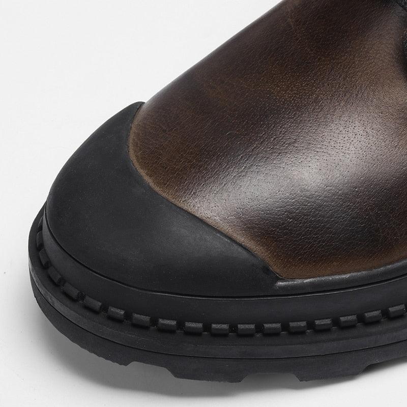 Trending Natural Cow Leather Men Boots Winter Handmade Retro Men Boots Genuine Leather Men Winter Shoes (MSB1)(MSF6)(F13)(1U13)(1U16)(MSB4)