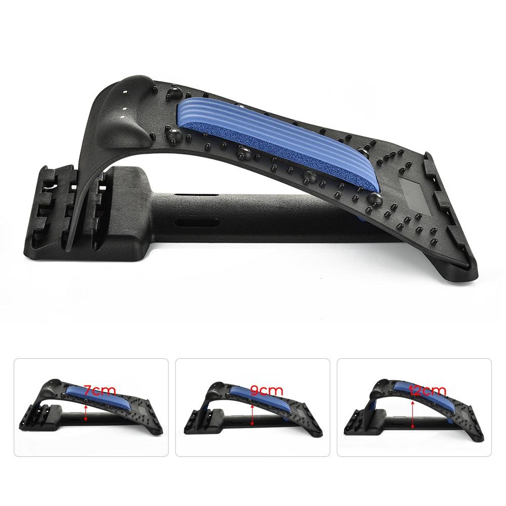 Neck & Shoulder Stretcher Neck Adjustable Traction Fitness Massage Board Back Stretch Relax Lumbar Support (FH)(1U80)