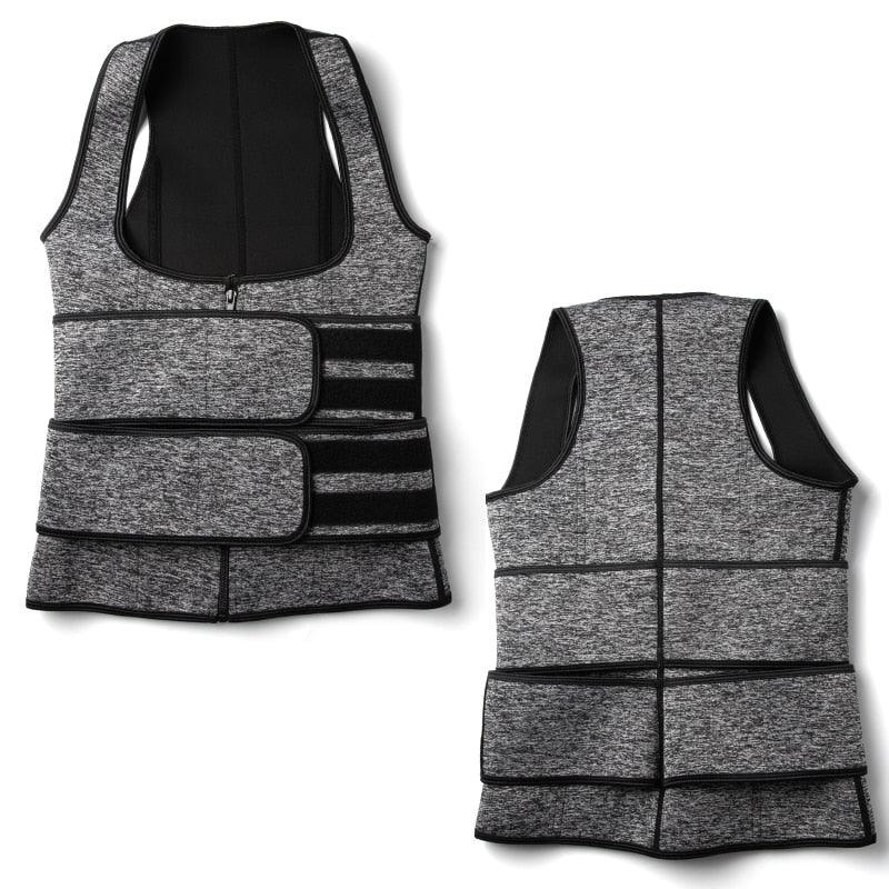 Trending Sauna Waist Trainer Corset With Sweat Belt Women Shapewear Body Shaper Weight Loss Compression Trimmer Workout Fitness(FH)(FHW1)(1U31)(1U24)
