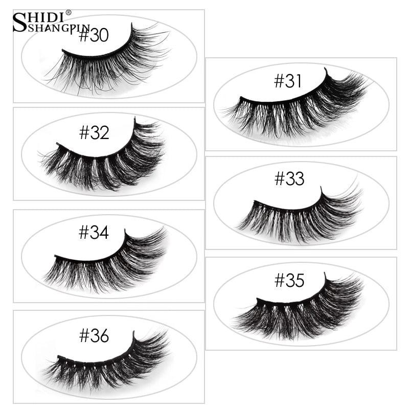 New 20/30 Pairs wholesale mink eyelashes hand made faux 3d mink mixes 10 lashes styles (M2)(1U86)
