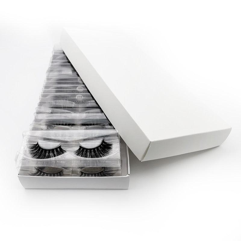 New 20/30 Pairs wholesale mink eyelashes hand made faux 3d mink mixes 10 lashes styles (M2)(1U86)