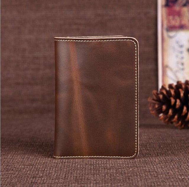 Genuine Leather Passport wallet - Vintage Cow Leather Passport Cover - Unisex Wallet Credit Card Holder (LT8)