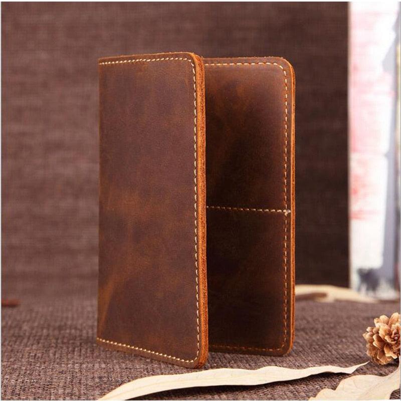 Genuine Leather Passport wallet - Vintage Cow Leather Passport Cover - Unisex Wallet Credit Card Holder (LT8)