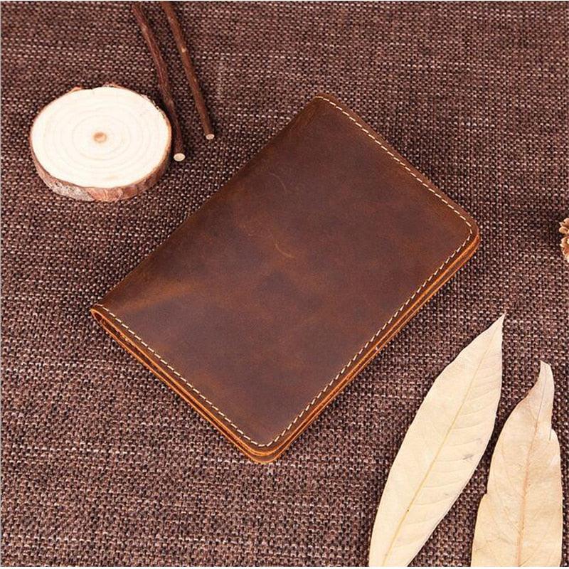 Genuine Leather Passport wallet - Vintage Cow Leather Passport Cover - Unisex Wallet Credit Card Holder (LT8)