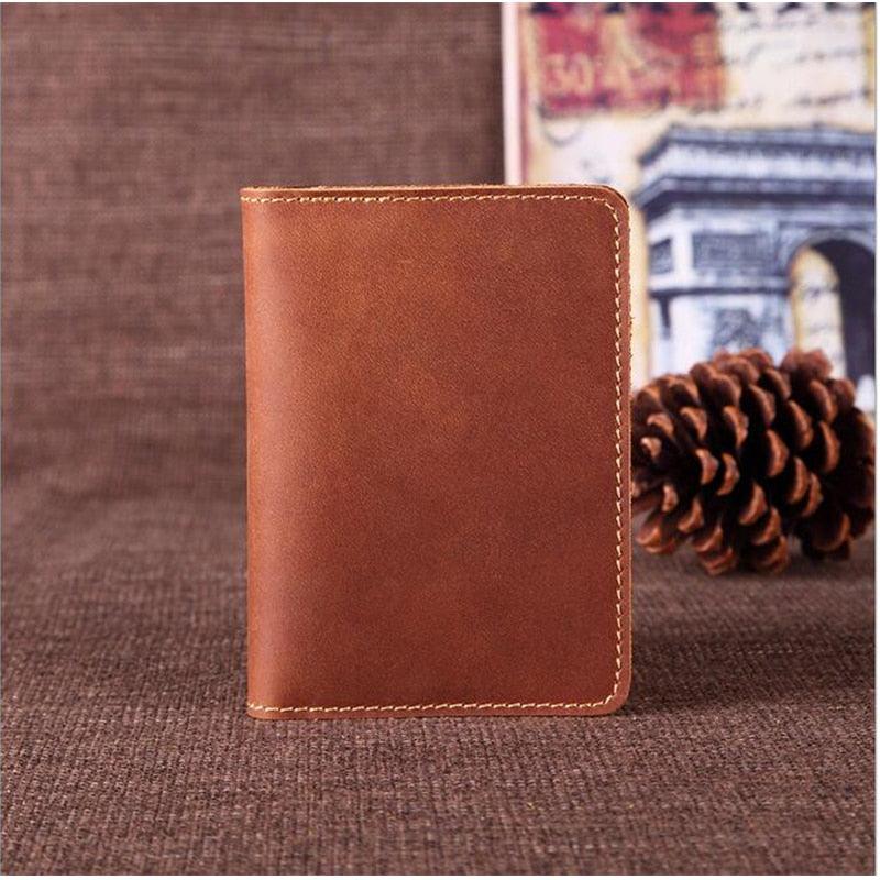 Genuine Leather Passport wallet - Vintage Cow Leather Passport Cover - Unisex Wallet Credit Card Holder (LT8)