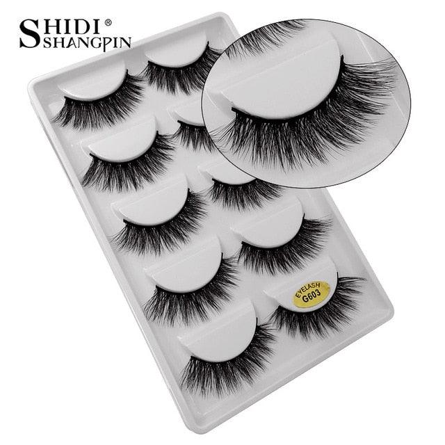 New 50 pairs wholesale factory price mink false eyelashes hand made false eyelash natural long (M2)