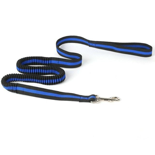 New Arrival Nylon Tactical Pet Dog Cat Lead Training Leash Elastic Bungee Canine Strap Rope Safety Belt (4W4)(2W1)(F75)