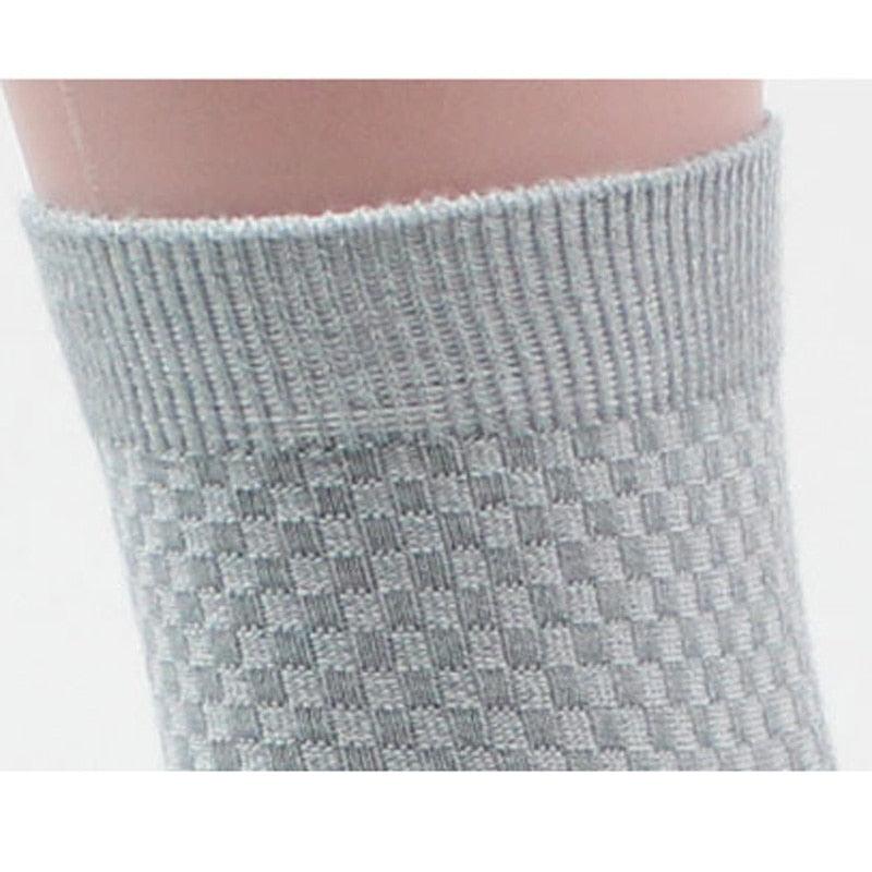 New Bamboo Fiber Men's Socks - Classic Business Brand Crew Socks - 5pairs / lot (D9)(TG8)