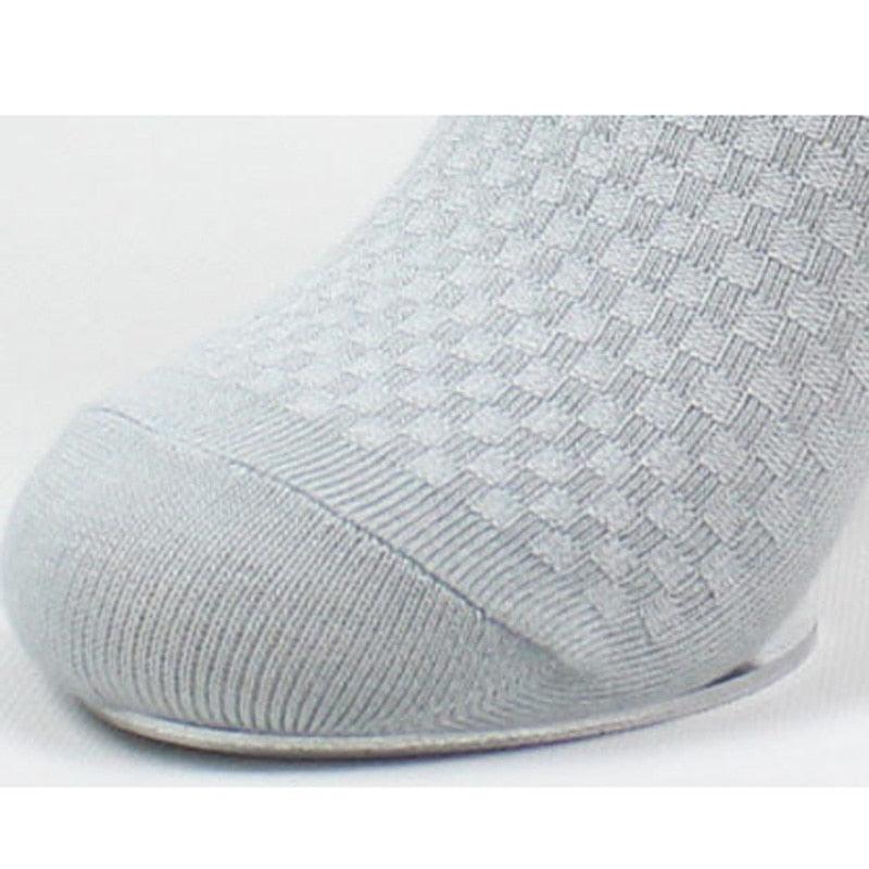 New Bamboo Fiber Men's Socks - Classic Business Brand Crew Socks - 5pairs / lot (D9)(TG8)