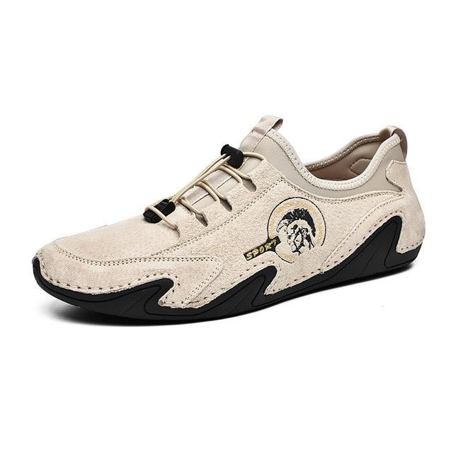 New Fashion Casual Shoes - Leather Men's Shoes - Men Flats Moccasins Comfortable Driving Shoes (MSC2A)(MSC2)(MSC1)(F12)